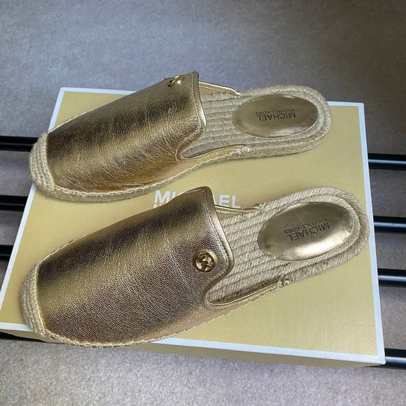 MICHAEL KORS Women Kemper Leather Espadrilles - NEW NWB - Picture 6 of 10